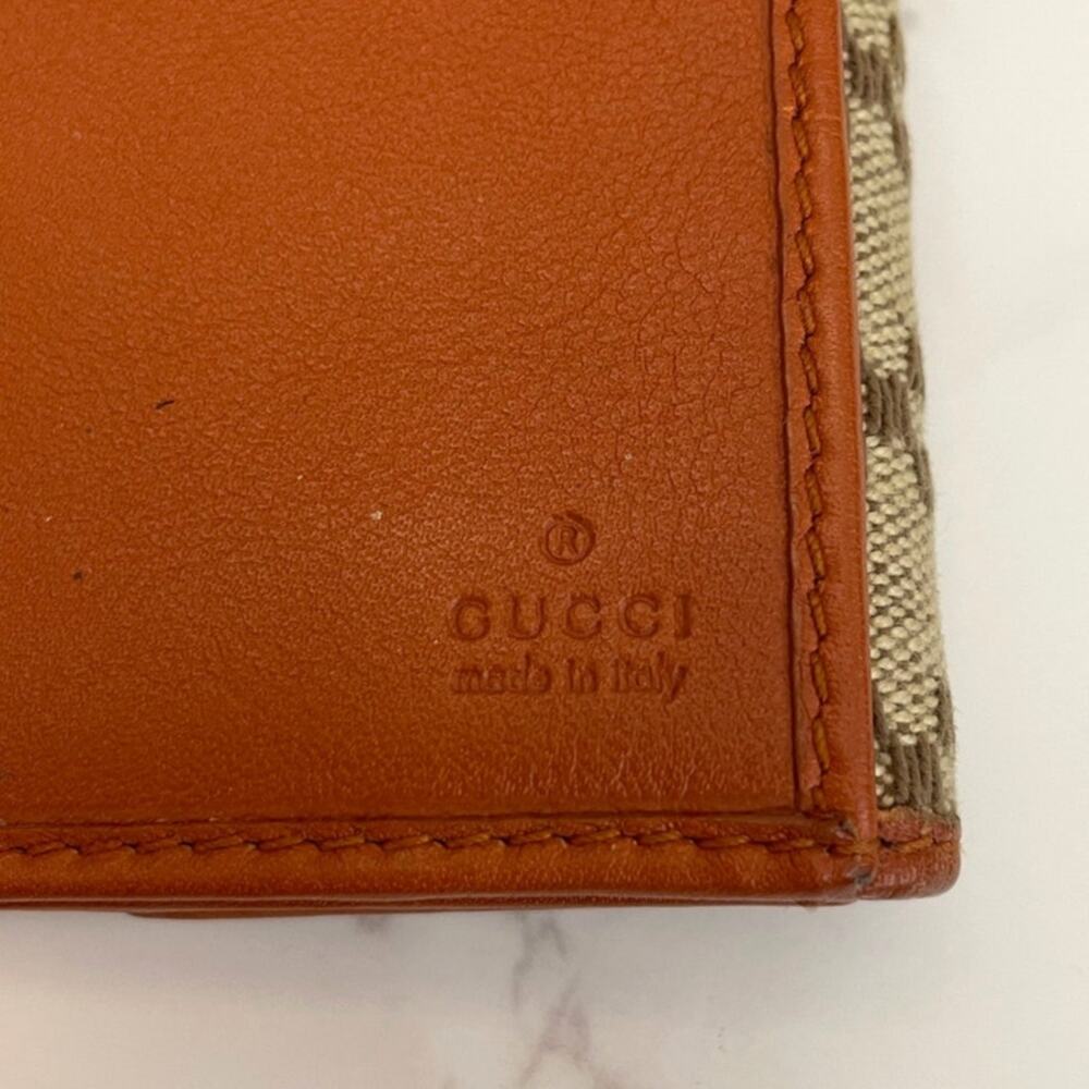 Gucci Diamante Canvas Continental Wallet with Dust Bag EUC - Picture 10 of 11